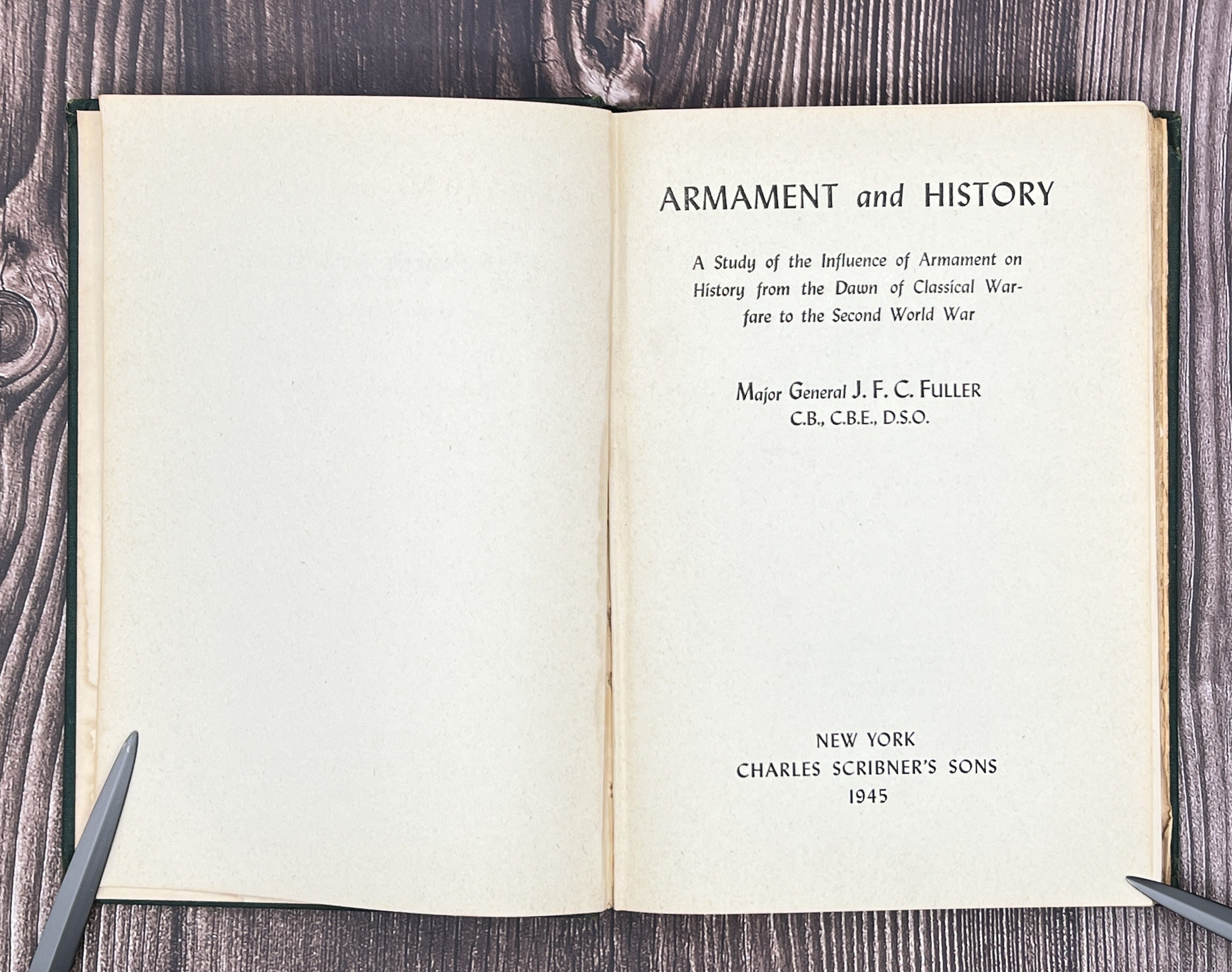 Antique Military Books: "Armament and History" & "Complete Instructive Manual for the Bugle, Trumpet, and Drum"