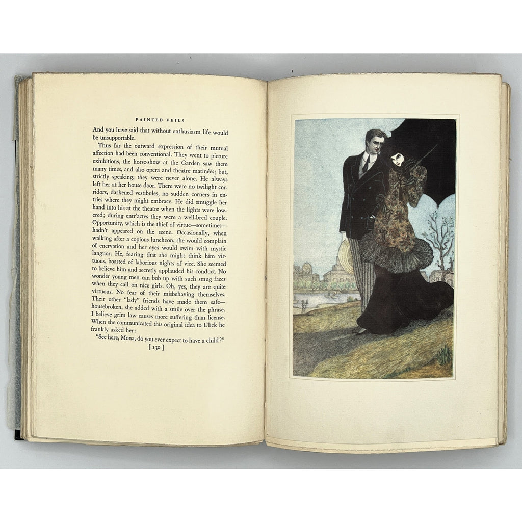 Painted Veils by James Huneker, Rare 1929 Illustrated Editorial Copy