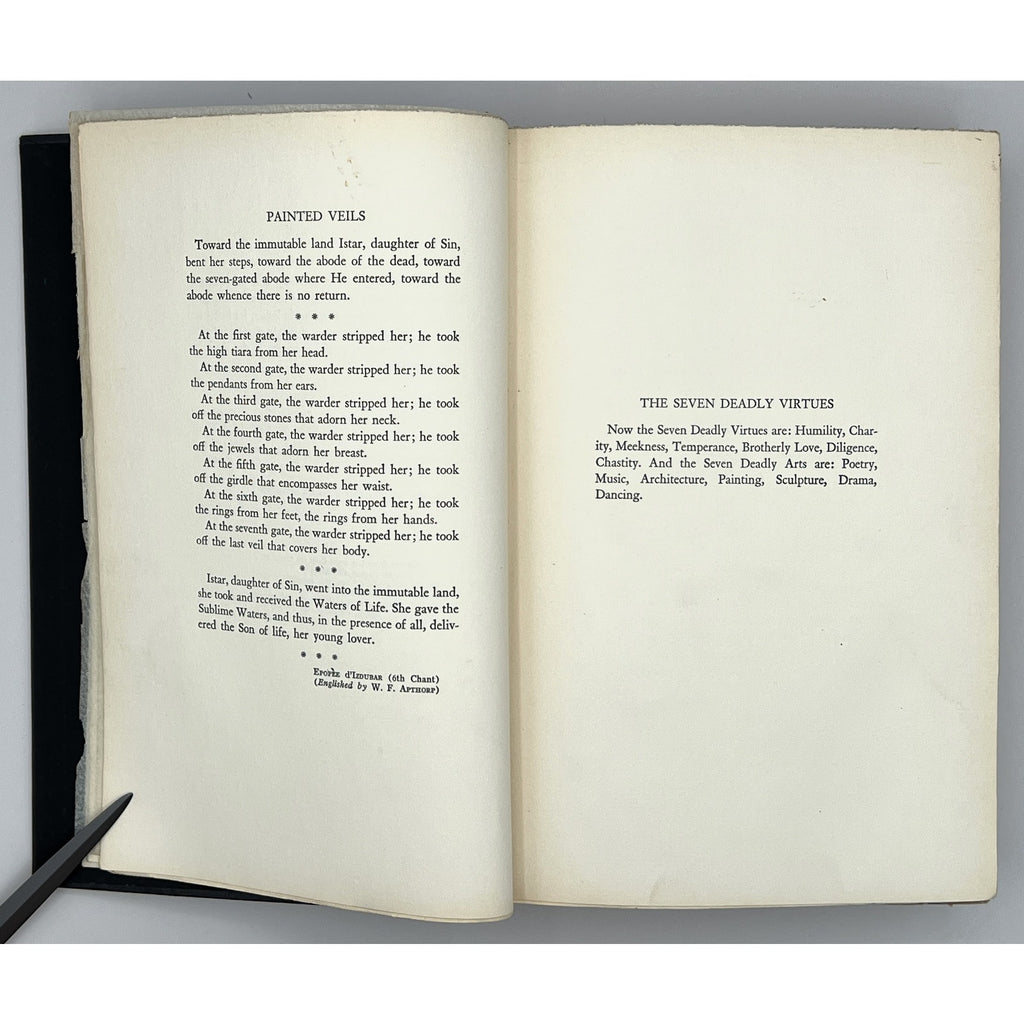 Painted Veils by James Huneker, Rare 1929 Illustrated Editorial Copy