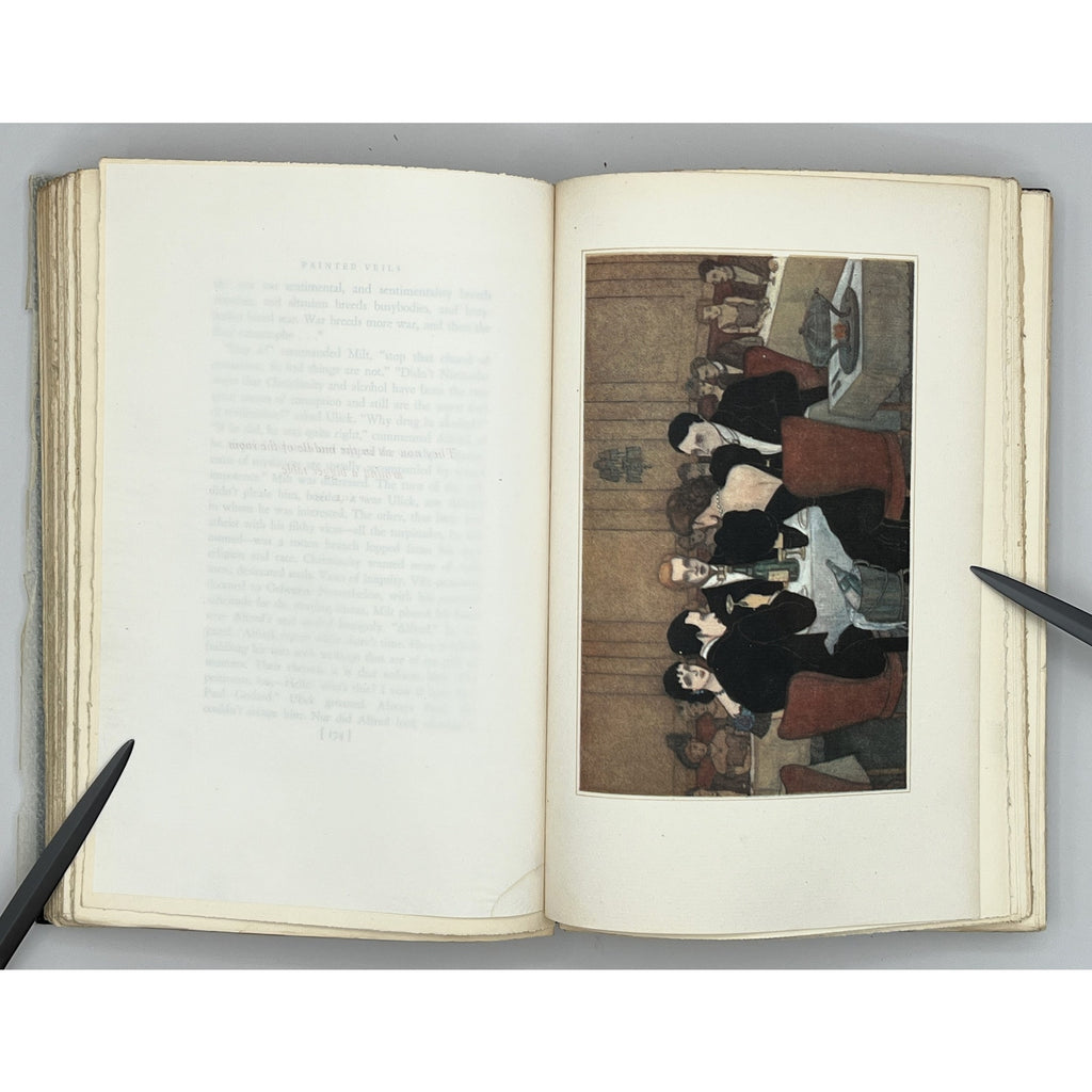 Painted Veils by James Huneker, Rare 1929 Illustrated Editorial Copy