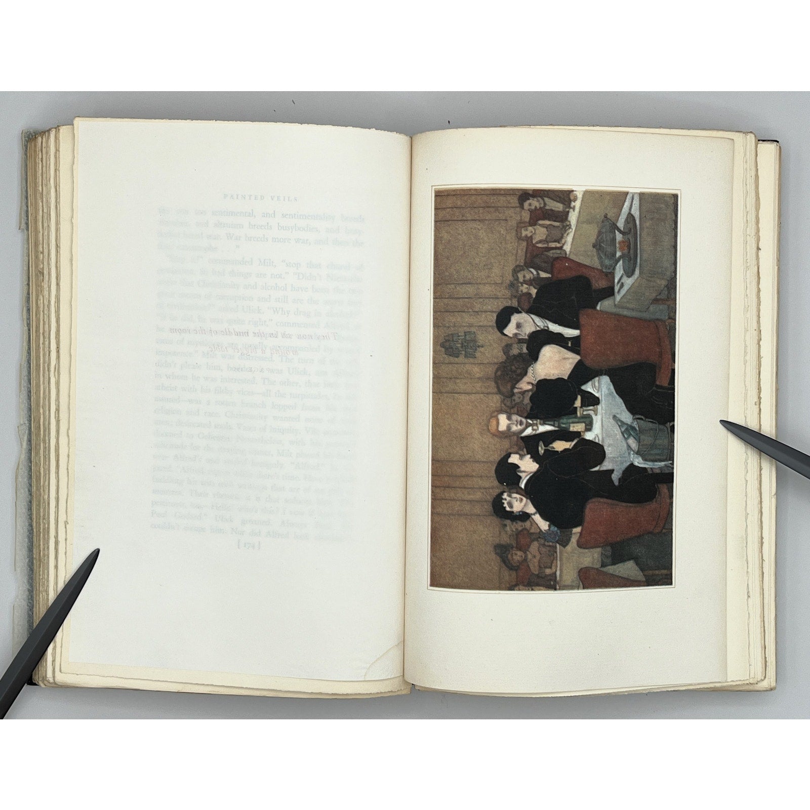 Painted Veils by James Huneker, Rare 1929 Illustrated Editorial Copy