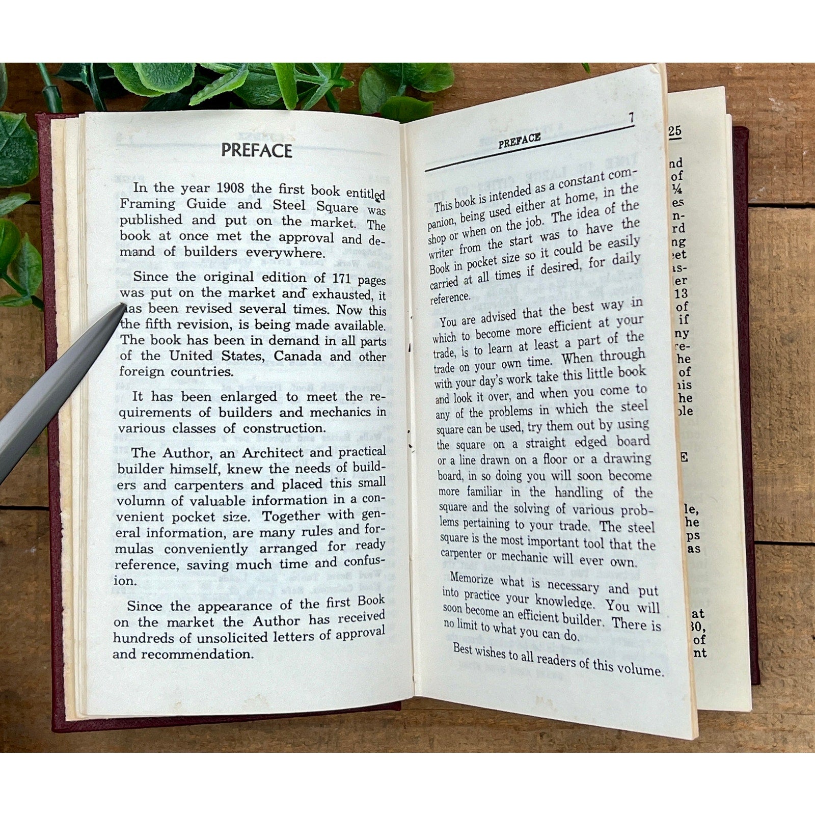 Vintage "A Framing Guide & Steel Square" by Sigmon with Sargent 12” x 8” Square