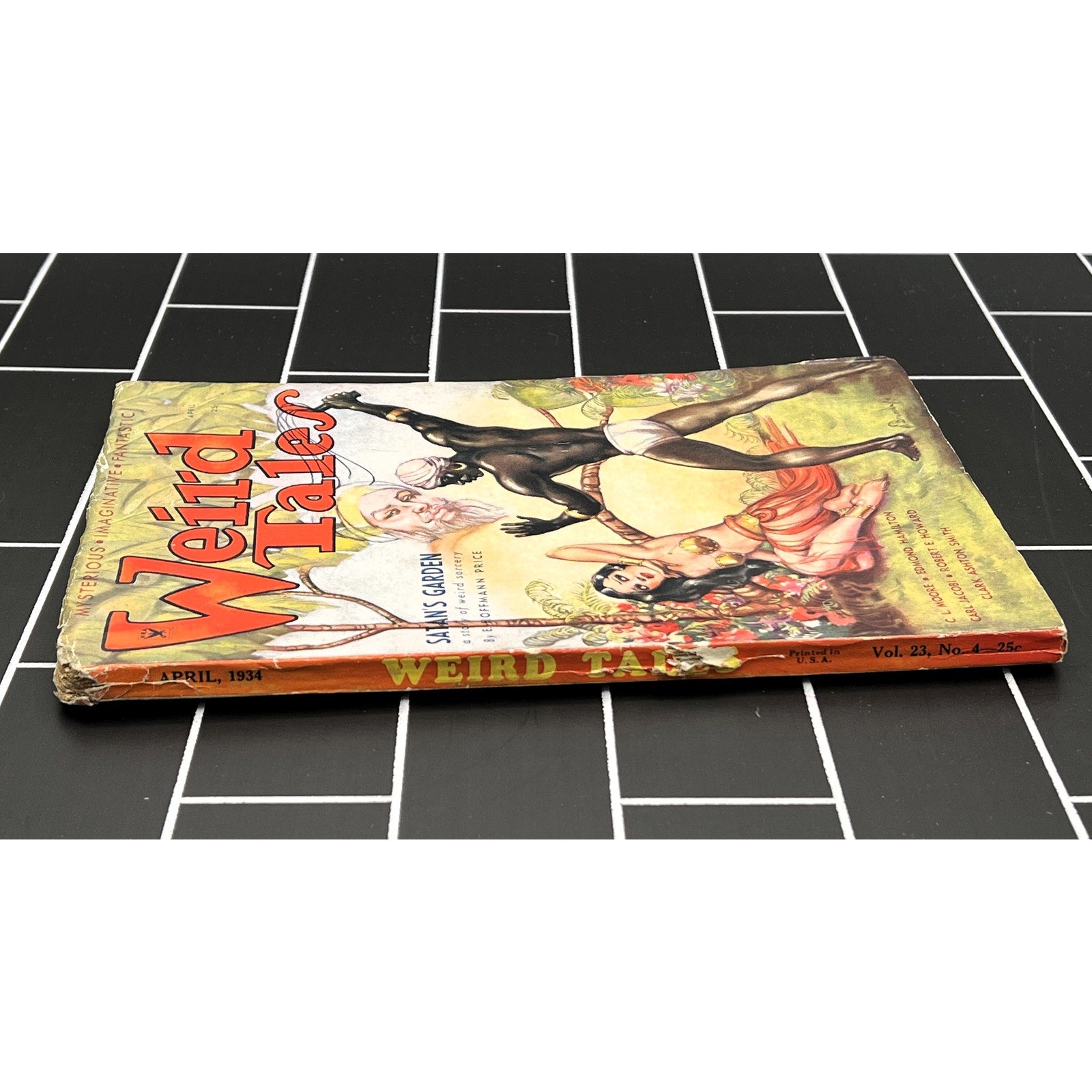 Vintage Weird Tales April 1934 Magazine E Hoffmann Price Pulp Fiction